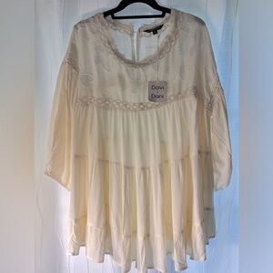 NWT boho babydoll 2x Davi & Dani
